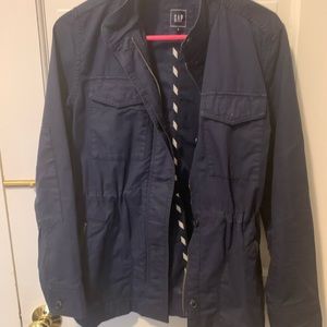 Navy old navy cargo jacket